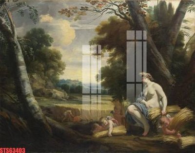 File gốc Tranh sơn dầu phương tây tổng hợp STS63403 (trang trí) phòng ngủ