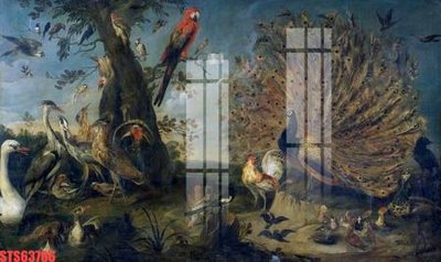 File gốc Tranh sơn dầu phương tây tổng hợp STS63786 (in ấn) màu sắc trung thực