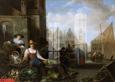 File gốc Tranh sơn dầu phương tây tổng hợp STS63831 (in tráng gương) sang trọng