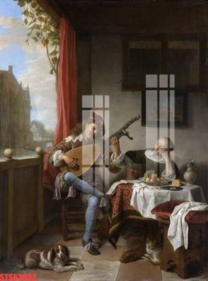 File tranh Tranh sơn dầu phương tây tổng hợp STS63832 (gốc) phong cách tối giản