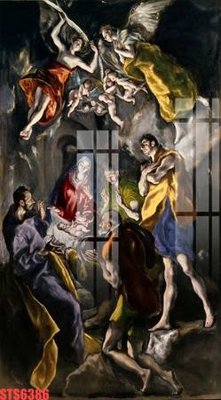 File tranh Tranh sơn dầu phương tây tổng hợp STS6386 (bản gốc) treo quán cafe