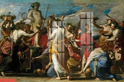 File gốc Tranh sơn dầu phương tây tổng hợp STS63903 (vector) cho in ấn