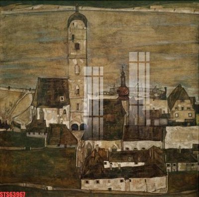 File tranh Tranh sơn dầu phương tây tổng hợp STS63967 (ảnh gốc) in trần nhà