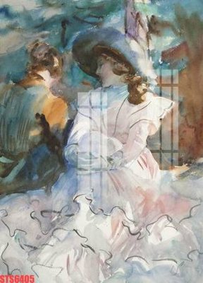 File gốc Tranh sơn dầu phương tây tổng hợp STS6405 (in lụa) cao cấp