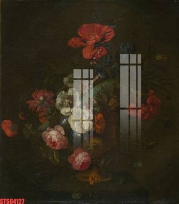 File gốc Tranh sơn dầu phương tây tổng hợp STS64127 (in mica) làm bảng hiệu