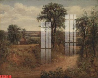 File in lụa Tranh sơn dầu phương tây tổng hợp STS6416 (phong cảnh) Tranh sơn dầu phương tây tổng hợp STS6416