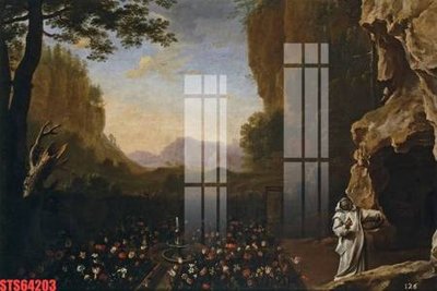 File gốc Tranh sơn dầu phương tây tổng hợp STS64203 (cho in ấn) độc quyền