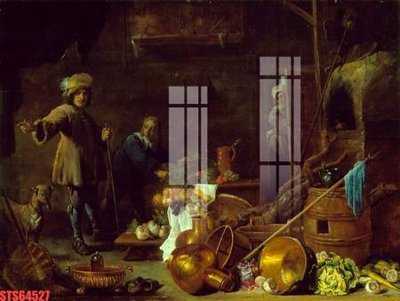 File gốc Tranh sơn dầu phương tây tổng hợp STS64527 (PSD/TIFF) độ phân giải cao