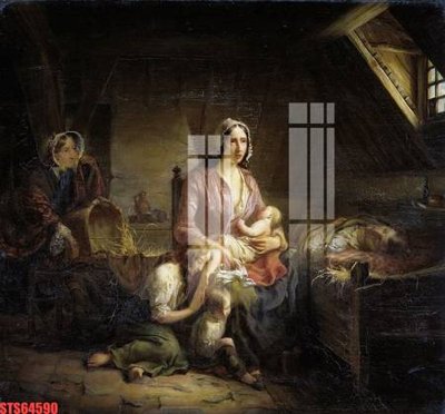 Tải file gốc Tranh sơn dầu phương tây tổng hợp STS64590 (bản PSD) đầy đủ layer