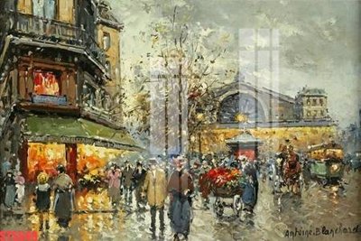 File gốc in ấn Tranh sơn dầu phương tây tổng hợp STS649 chất lượng vượt trội