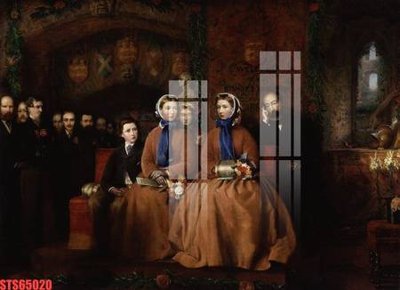 Download file gốc Tranh sơn dầu phương tây tổng hợp STS65020 (in lụa) cao cấp