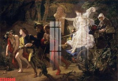 File gốc Tranh sơn dầu phương tây tổng hợp STS65049 (trang trí) phòng làm việc