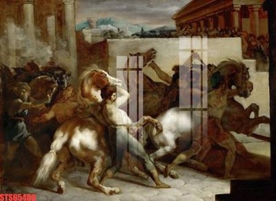 Download file gốc Tranh sơn dầu phương tây tổng hợp STS65400 (in lụa) hoa lá