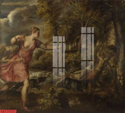 Download file gốc Tranh sơn dầu phương tây tổng hợp STS65550 (in mica) 3D