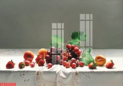 Download file gốc Tranh sơn dầu phương tây tổng hợp STS65808 (in lụa) hoa lá