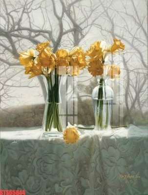 File gốc Tranh sơn dầu phương tây tổng hợp STS65844 (in ấn) màu sắc trung thực