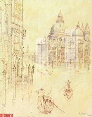 File tranh in mica Tranh sơn dầu phương tây tổng hợp STS6611 (độ phân giải cao)