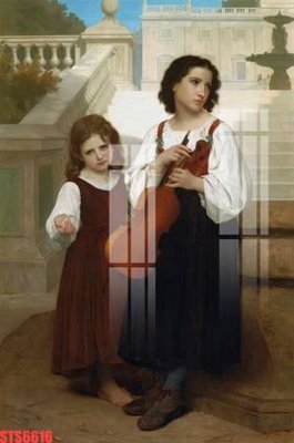 File in lụa Tranh sơn dầu phương tây tổng hợp STS6616 (phong cảnh) Tranh sơn dầu phương tây tổng hợp STS6616