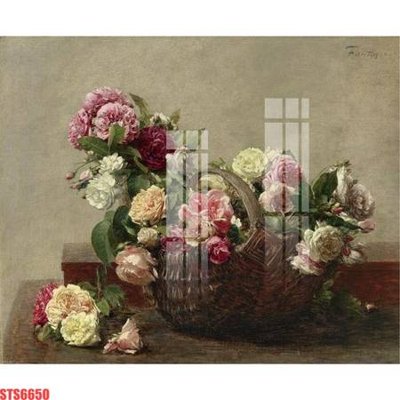 File in trần Tranh sơn dầu phương tây tổng hợp STS6650 (bản gốc) mây trời