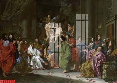 File gốc Tranh sơn dầu phương tây tổng hợp STS66800 (phiên bản chuẩn) để in ấn