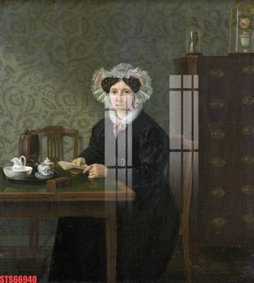 Ảnh gốc file in lụa Tranh sơn dầu phương tây tổng hợp STS66940 chi tiết