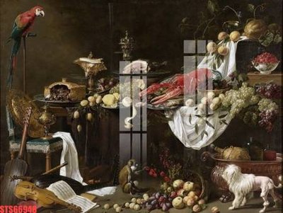 File gốc Tranh sơn dầu phương tây tổng hợp STS66948 cho in ấn và thiết kế