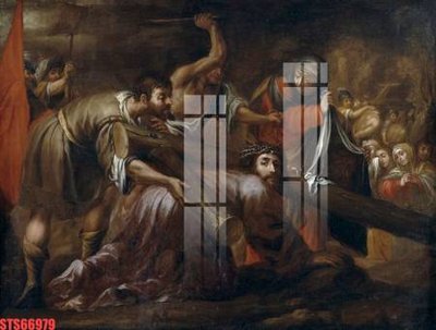 File gốc Tranh sơn dầu phương tây tổng hợp STS66979 (in lụa) tranh mã đáo