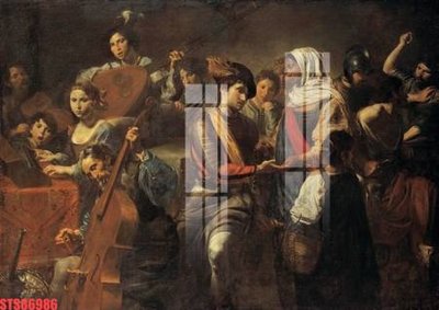 File gốc Tranh sơn dầu phương tây tổng hợp STS66986 (in tráng gương) hiện đại