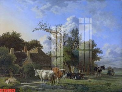 File gốc Tranh sơn dầu phương tây tổng hợp STS67002 (trang trí) phòng ngủ