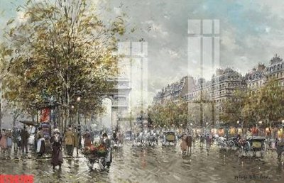 File gốc Tranh sơn dầu phương tây tổng hợp STS6706 (trang trí) cho phòng khách