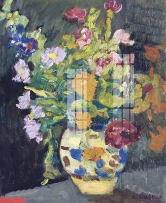 File in trần Tranh sơn dầu phương tây tổng hợp STS67061 (bản gốc 3D) sống động