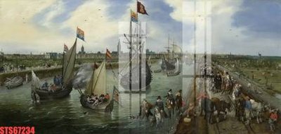 File tranh Tranh sơn dầu phương tây tổng hợp STS67234 (gốc) chủ đề thiên nhiên