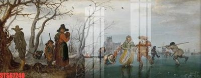 Tải file gốc Tranh sơn dầu phương tây tổng hợp STS67240 dùng cho in ấn