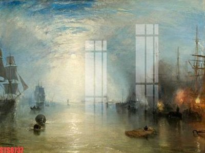 File in trần Tranh sơn dầu phương tây tổng hợp STS6737 (bản gốc) hoa văn