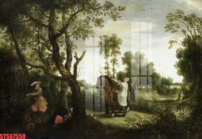 File in mica Tranh sơn dầu phương tây tổng hợp STS67559 (bản gốc) làm vách ngăn