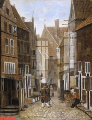 File in lụa Tranh sơn dầu phương tây tổng hợp STS67565 (chất lượng cao) Tranh sơn dầu phương tây tổng hợp STS67565