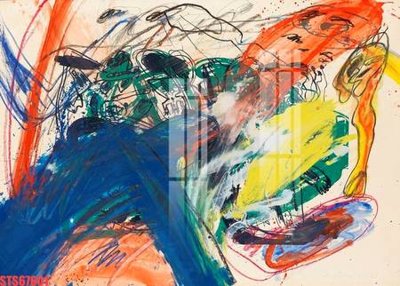 File tranh Tranh sơn dầu phương tây tổng hợp STS67601 (gốc) phong cách tối giản