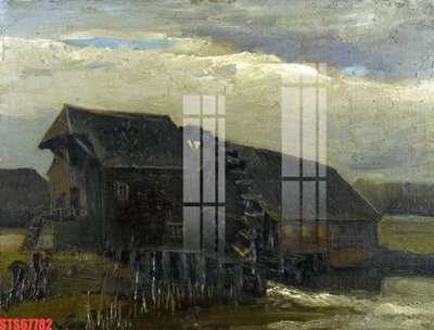 File in trần Tranh sơn dầu phương tây tổng hợp STS67782 (bản gốc) bầu trời