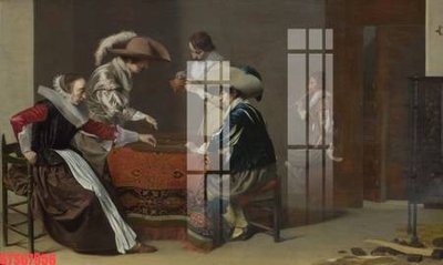 Download file Tranh sơn dầu phương tây tổng hợp STS67956 (gốc) in mica bàn thờ