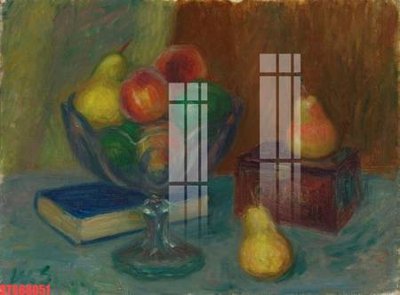 File tranh gốc PSD Tranh sơn dầu phương tây tổng hợp STS68051 còn nguyên layer