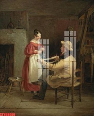 File gốc Tranh sơn dầu phương tây tổng hợp STS68096 (in 3D) nghệ thuật