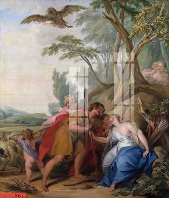 File tranh gốc PSD Tranh sơn dầu phương tây tổng hợp STS68259 còn nguyên layer