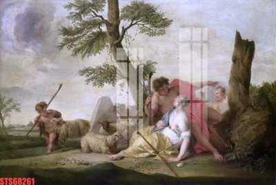 File in trần Tranh sơn dầu phương tây tổng hợp STS68261 (file gốc) xuyên sáng