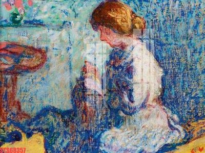 File tranh Tranh sơn dầu phương tây tổng hợp STS68357 (gốc) in vải canvas