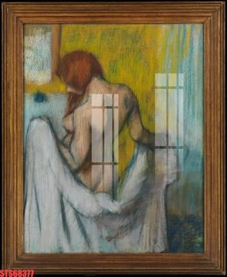 File tranh Tranh sơn dầu phương tây tổng hợp STS68377 (ảnh gốc) in trần nhà