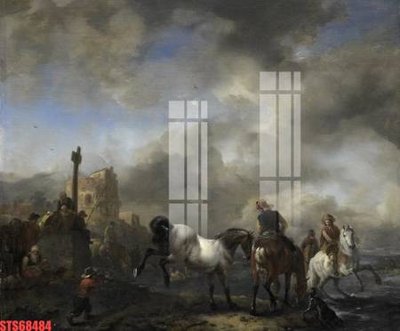 Download file gốc Tranh sơn dầu phương tây tổng hợp STS68484 (dùng cho in ấn)