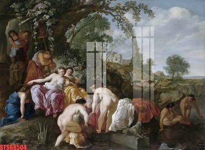 File in ấn Tranh sơn dầu phương tây tổng hợp STS68504 (bản gốc) sắc nét