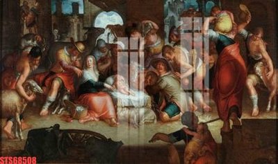 File gốc in tráng gương Tranh sơn dầu phương tây tổng hợp STS68508 chi tiết