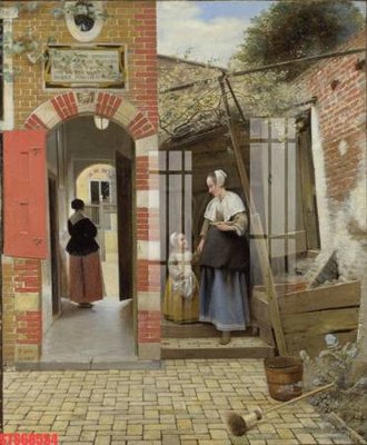 File gốc Tranh sơn dầu phương tây tổng hợp STS68554 (cho in UV) siêu nét