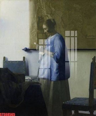 Ảnh gốc Tranh sơn dầu phương tây tổng hợp STS68565 (nét căng) in mica